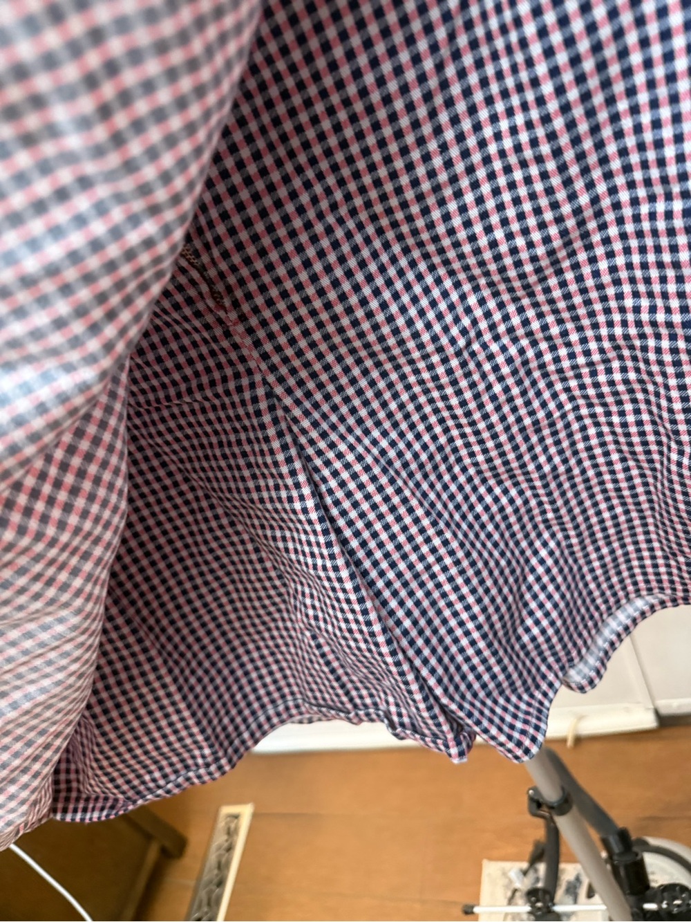 Russ Pink and Black Gingham Skort - Picture 2 of 4